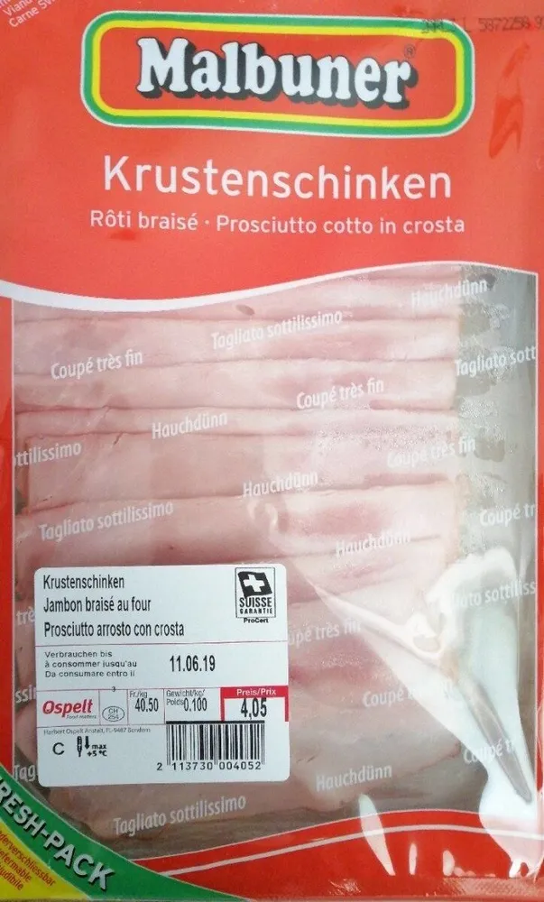 Jambon braisé au four