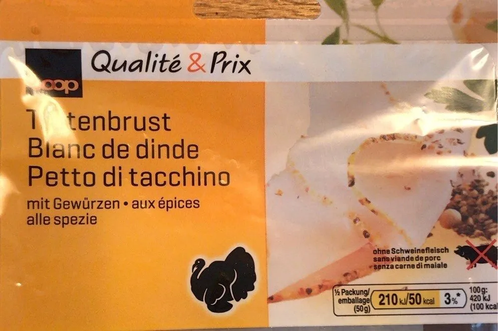 Blanc de dinde aux épices