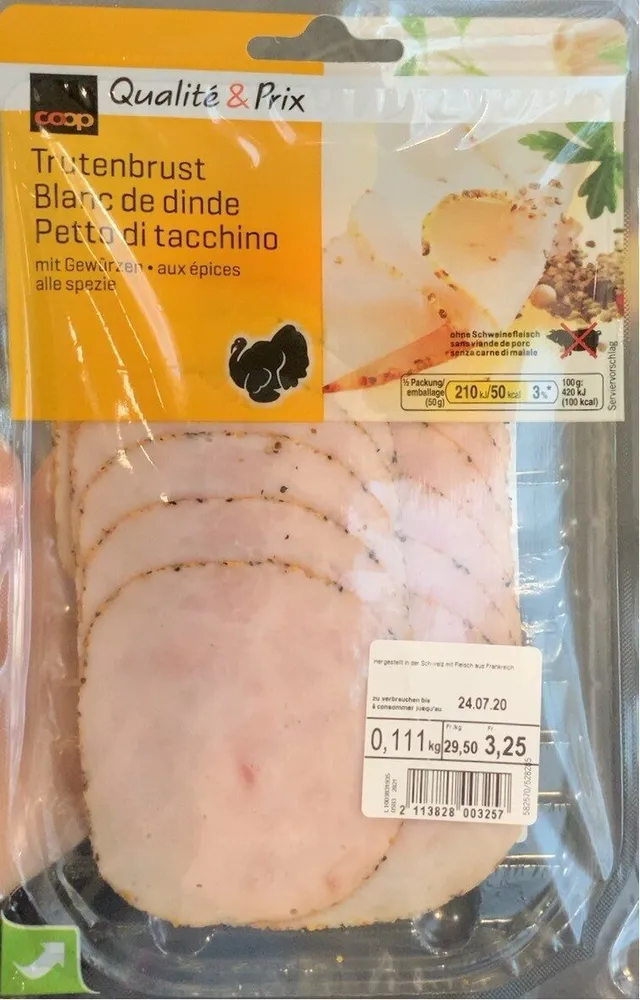 Blanc de dinde aux épices
