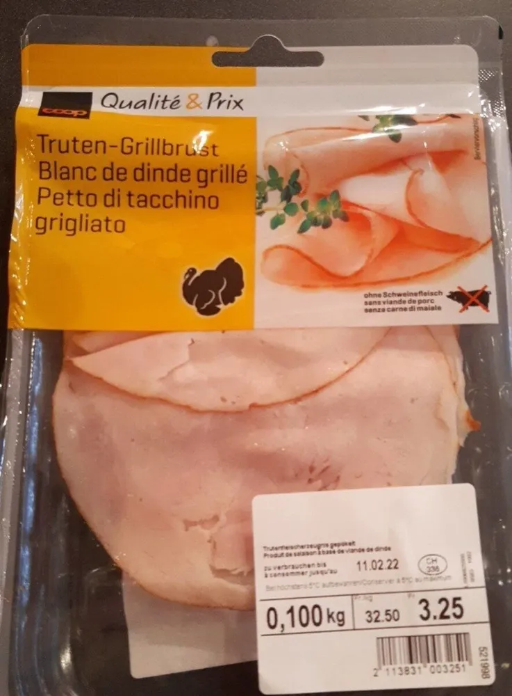 Blanc de dinde grillé