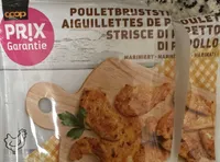 Marinated chicken strips