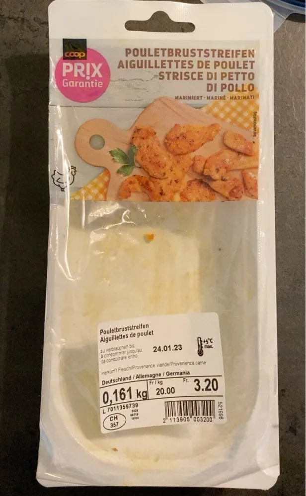 Aiguillettes de poulet
