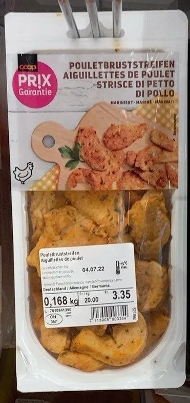 Aiguillettes de poulet