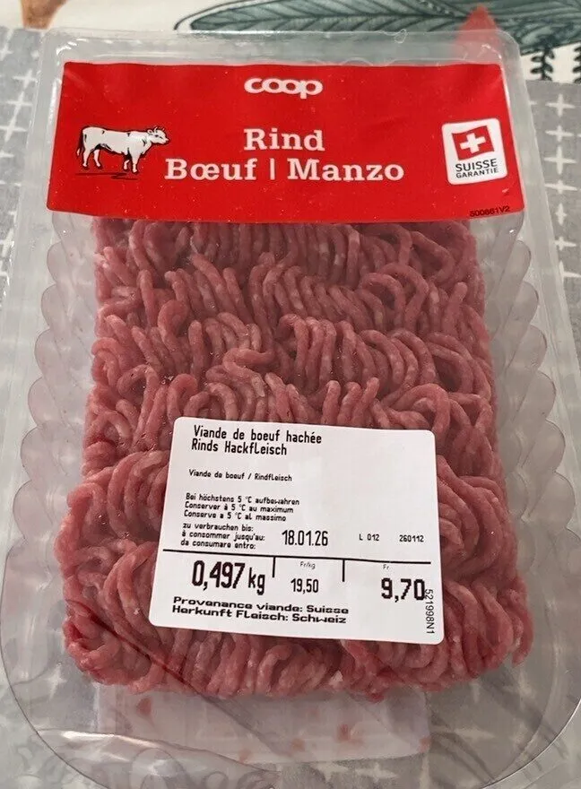 Hackfleisch Rind