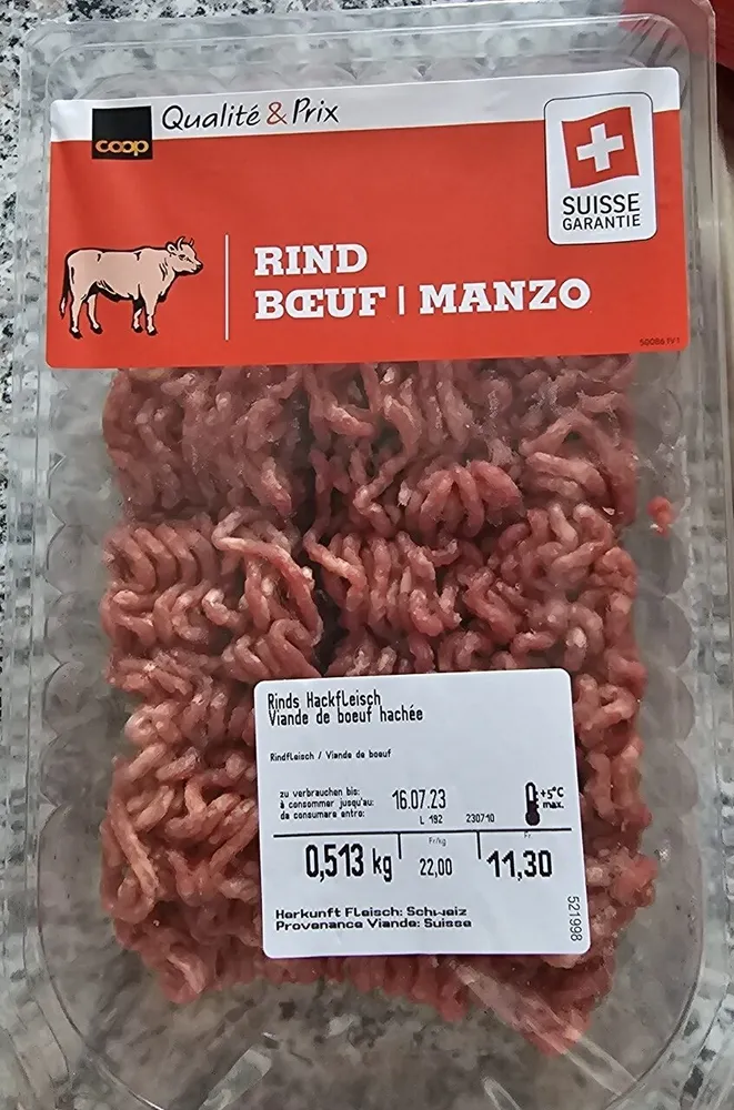 Rinds Hackfleisch