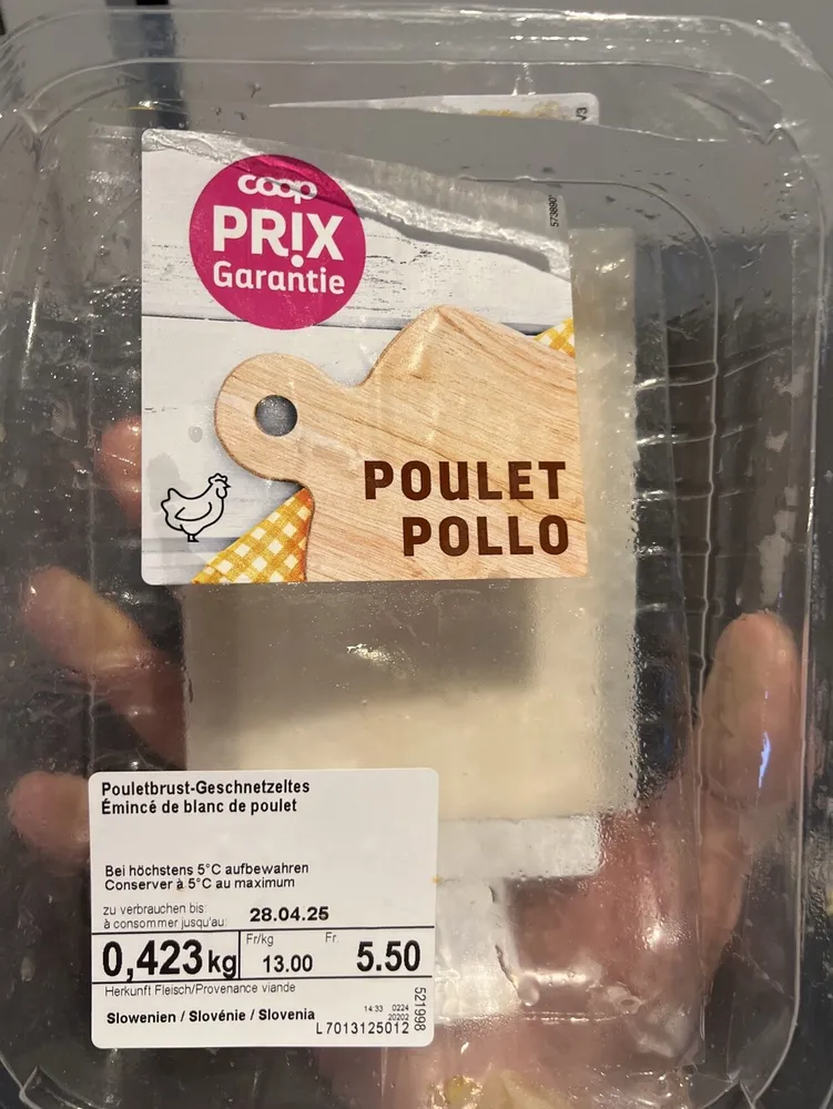Émincés De Blanc De Poulet