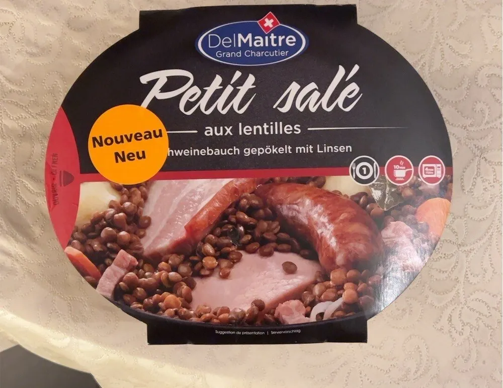 Petit salé aux lentilles