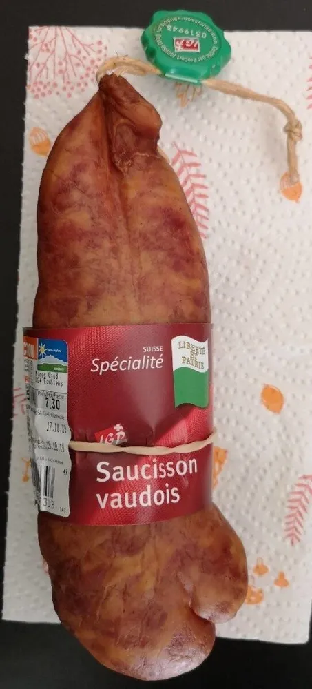 Saucisson vaudois IGP