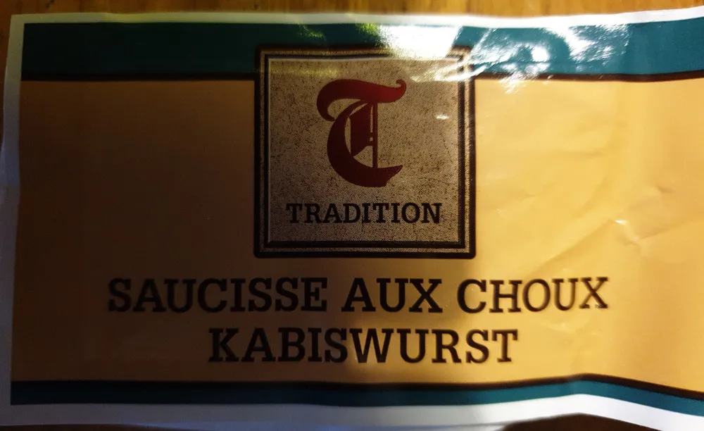 Saucisse aux choux
