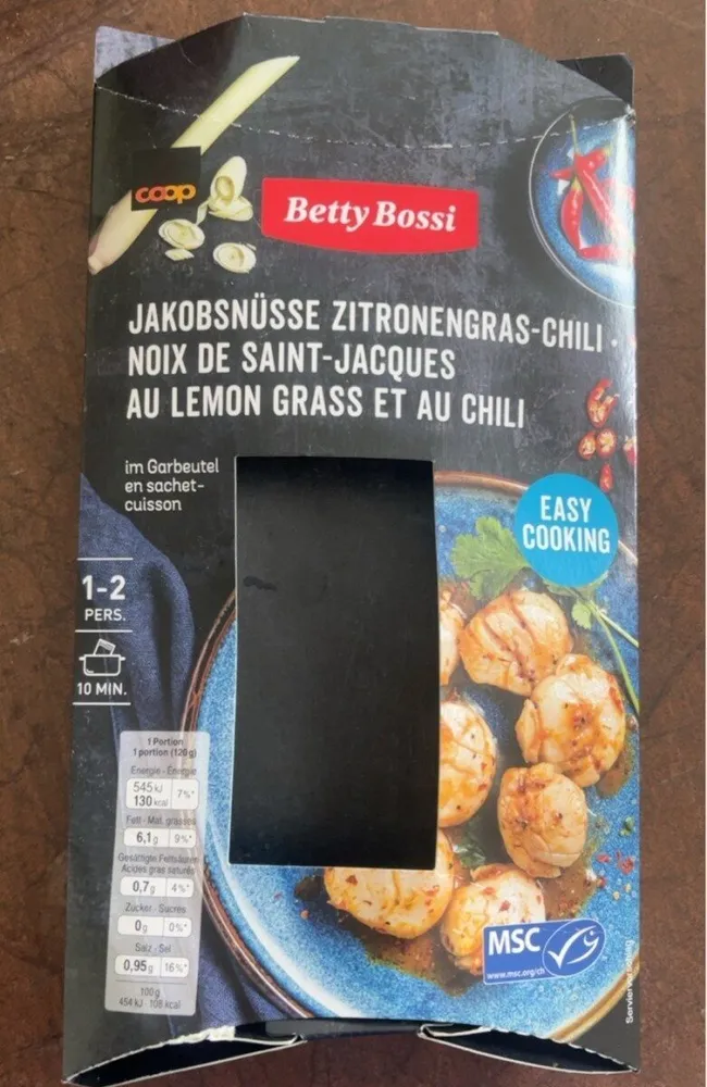 Noix de St-Jacques au lemon grass