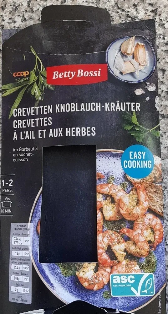Crevetten Knoblauch-Kräuter