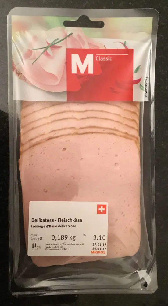 Delikatess Fleischkäse