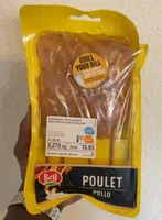 Brochette de poulet assaisonnée