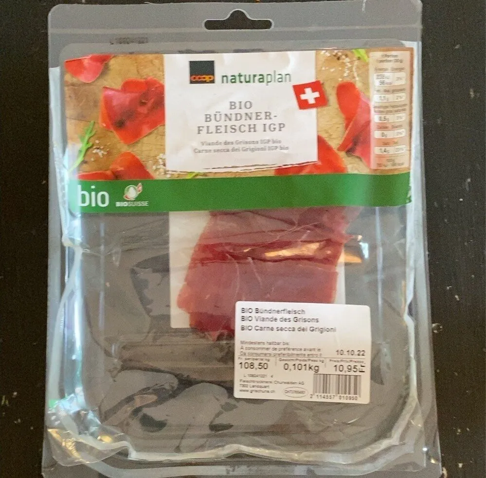 Viande des grisons IGP bio