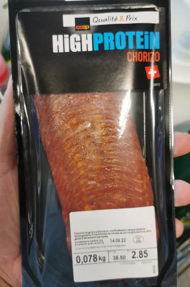 High protein chorizo