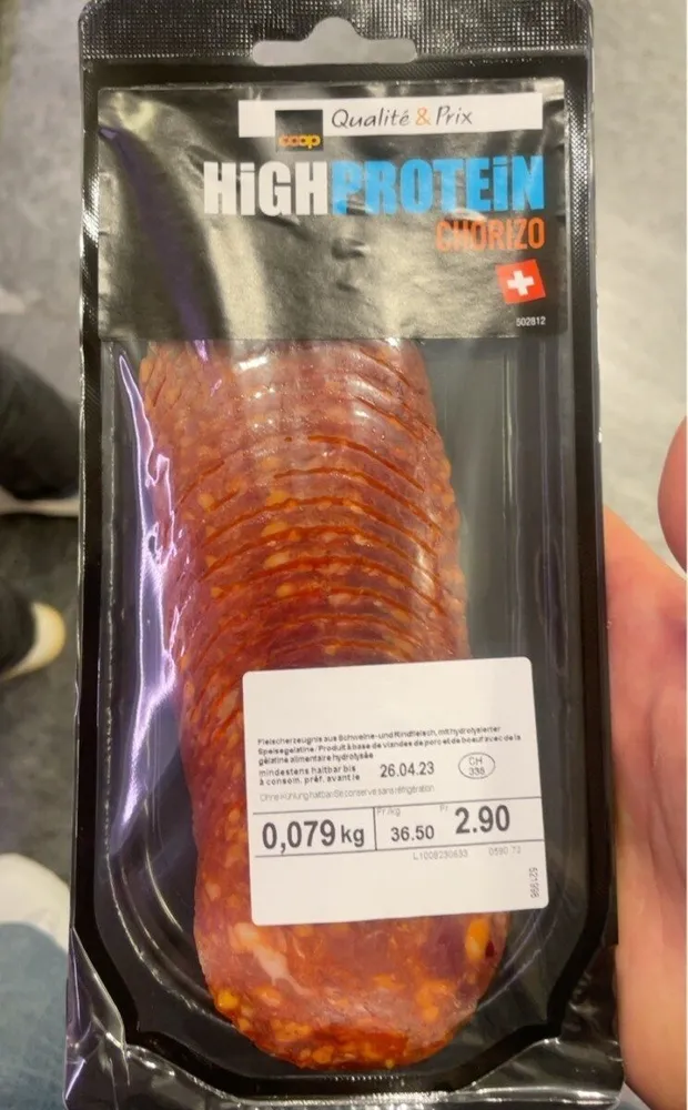 High protein chorizo