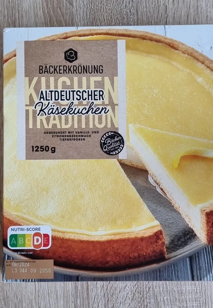 Bäckerkrönung Altdeutscher Käsekuchen