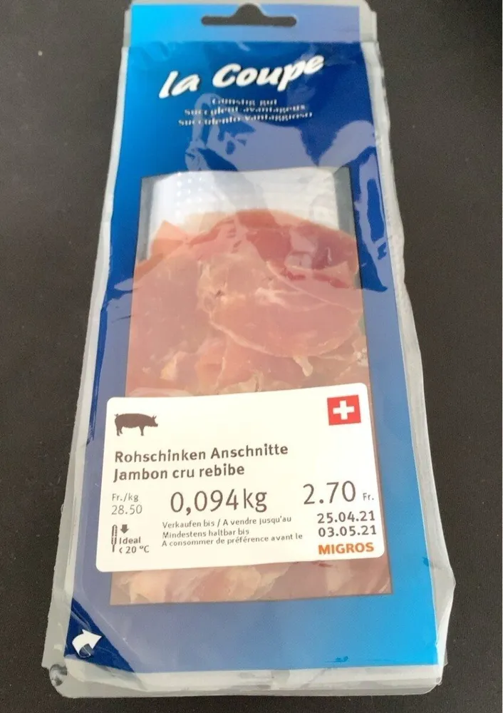 Jambon cru rebibe