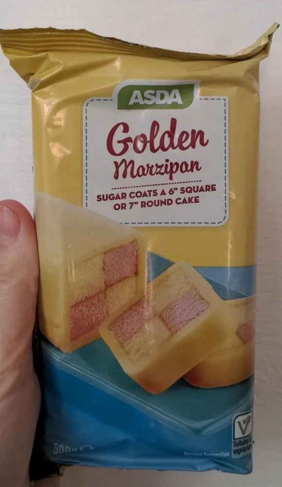 Golden marzipan