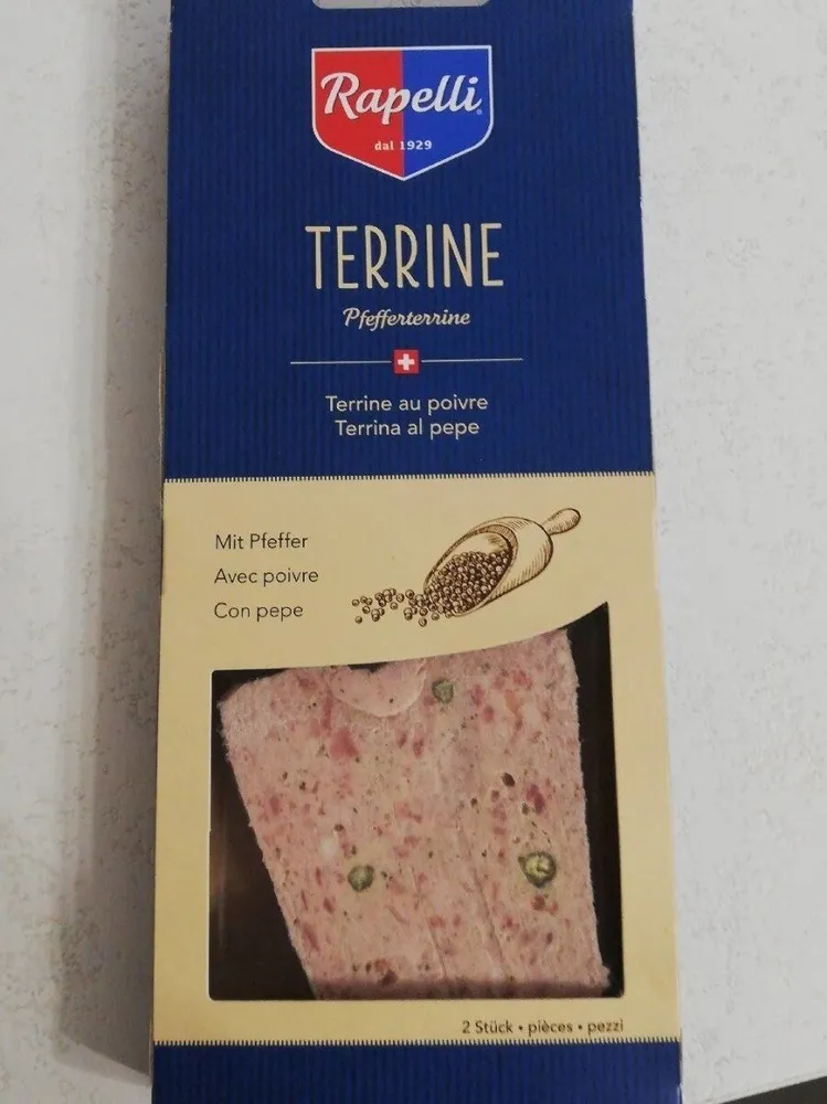Terrine au poivre Rapelli