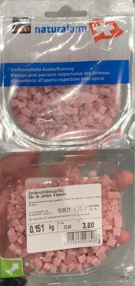 Dés de jambon d’épaule