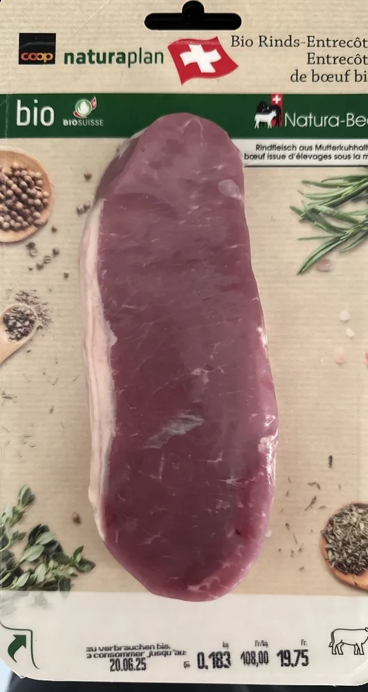 Bio Rinds Entrecote
