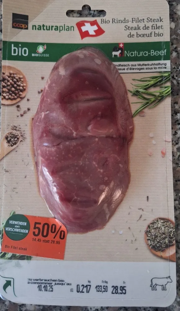 Bio Rinds-Filet Steak