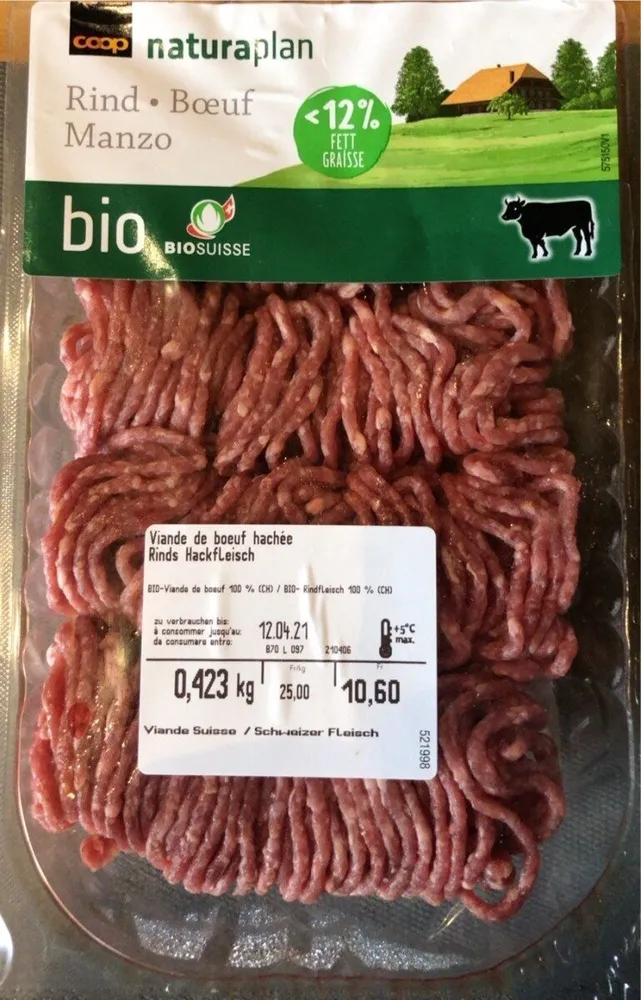 Viande de boeuf hachée