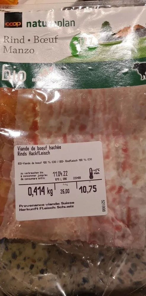 Viande de bœuf hachée