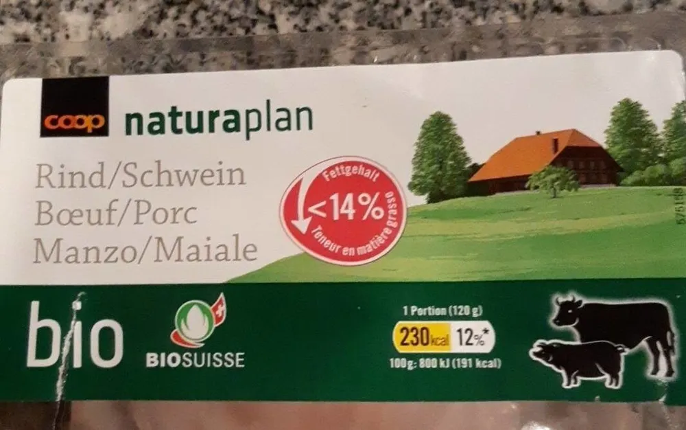 Viande hachée mélangée