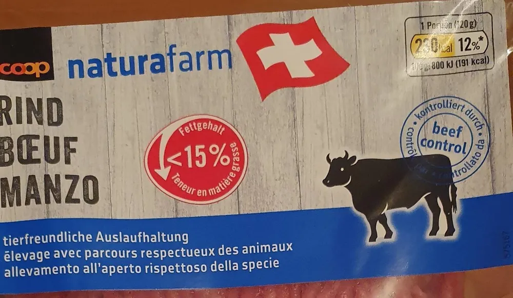Viande haché bœuf naturafarm