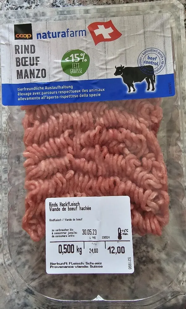 Rindhackfleisch