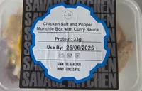 Chicken Salt And Pepper Munchie Box With Curry Sauce