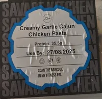 Creamy Garlic Cajun Chicken Pasta