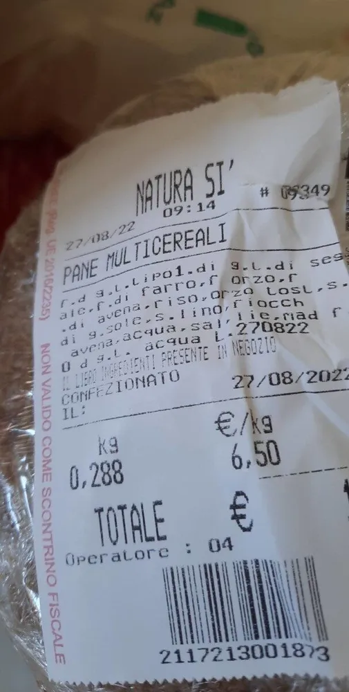 Pane multicereali