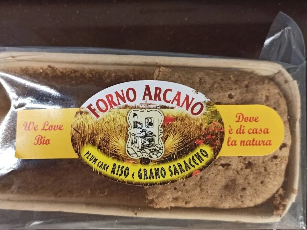 Forno arcano plum cake riso e grano saraceno