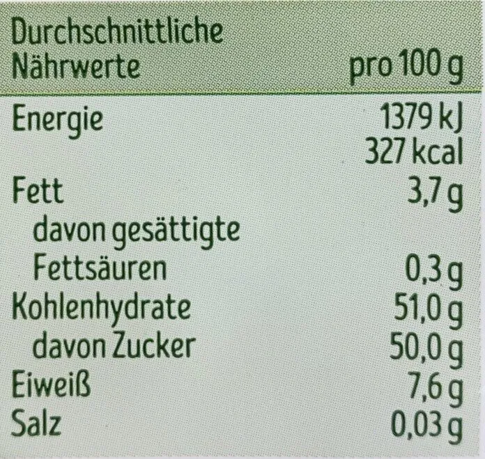 bio fruchtpulver
