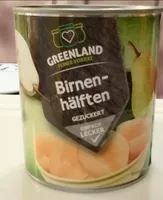 Birnen-hälften gezuckert