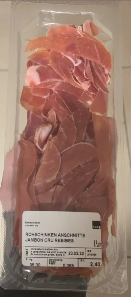 Jambon cru rebibes