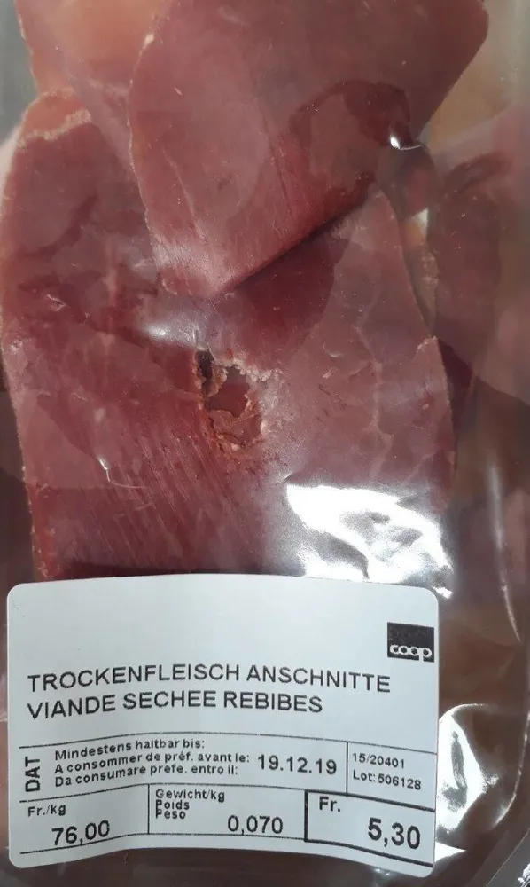 Viande séchée rebibes