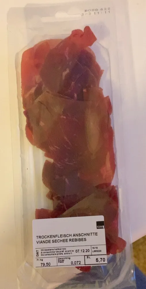 Viande sechee rebibes
