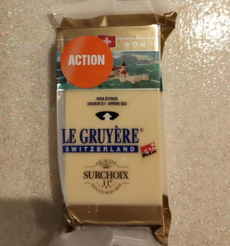 Le gruyère aop Switzerland