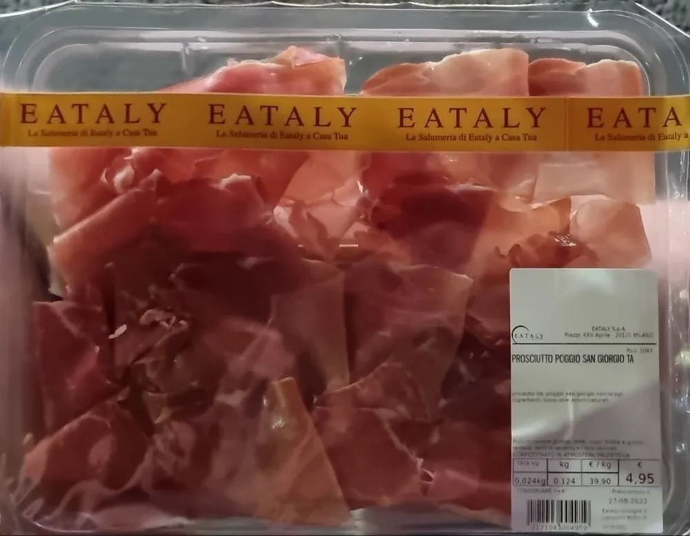 Prosciutto crudo San Giorgio Eataly