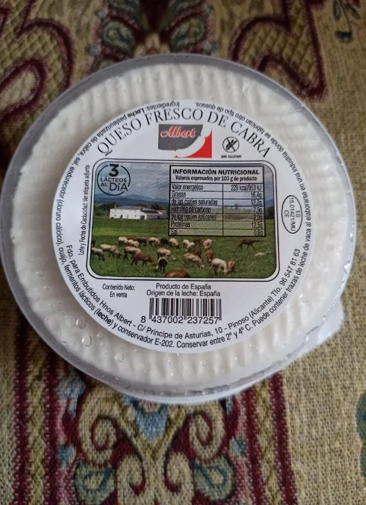 Queso fresco de cabra