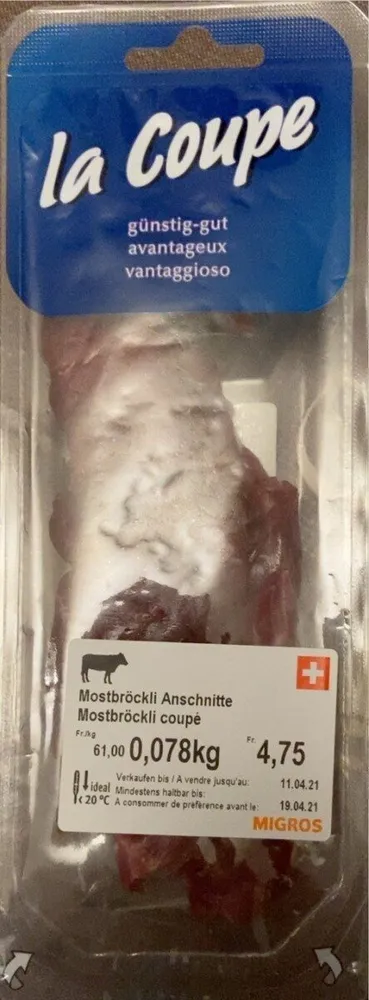 Mostbröckli Anschnitte