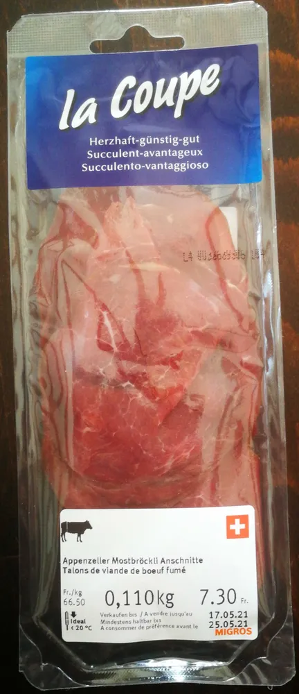 Appenzeller Mostbröckli Anschnitte