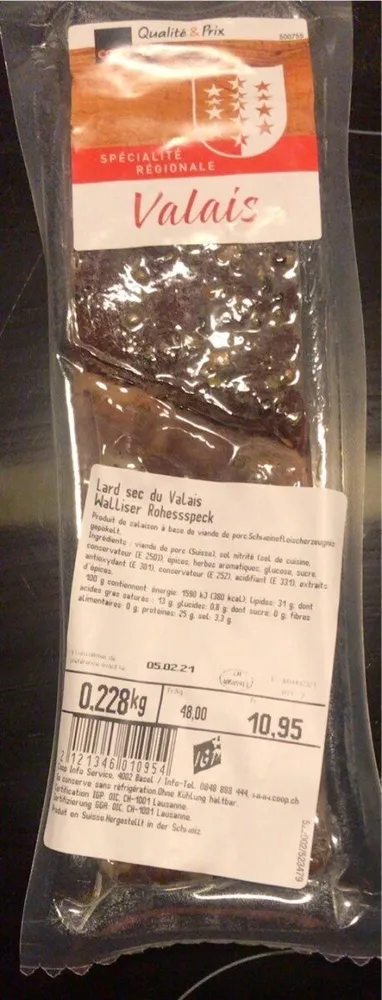 Lard sec du Valais