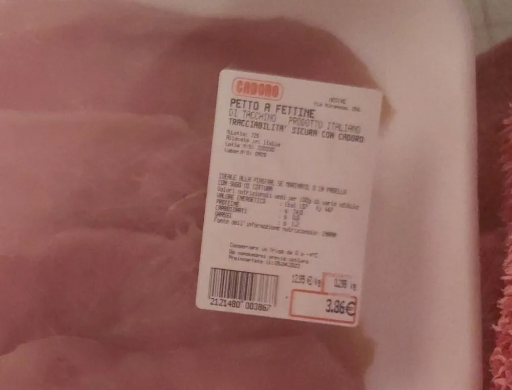 Petto di tacchino a fette