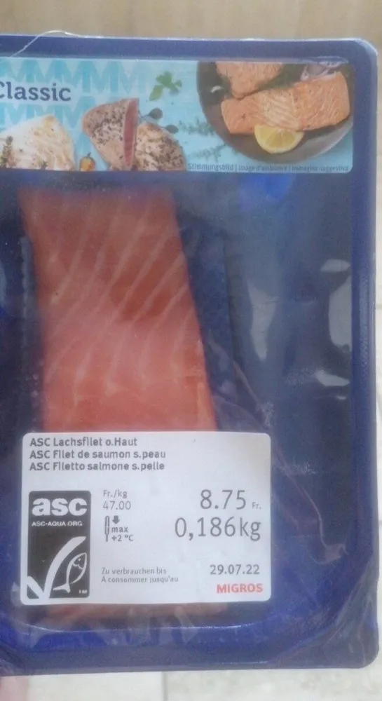 Asc filet de saumon