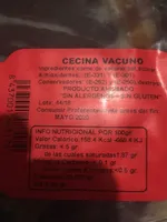 Cecina vacuno